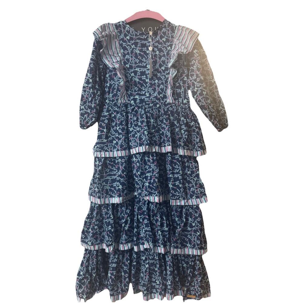 Simply Southern Collection Women’s Tiered Ruffle Maxi Dress Small NWT